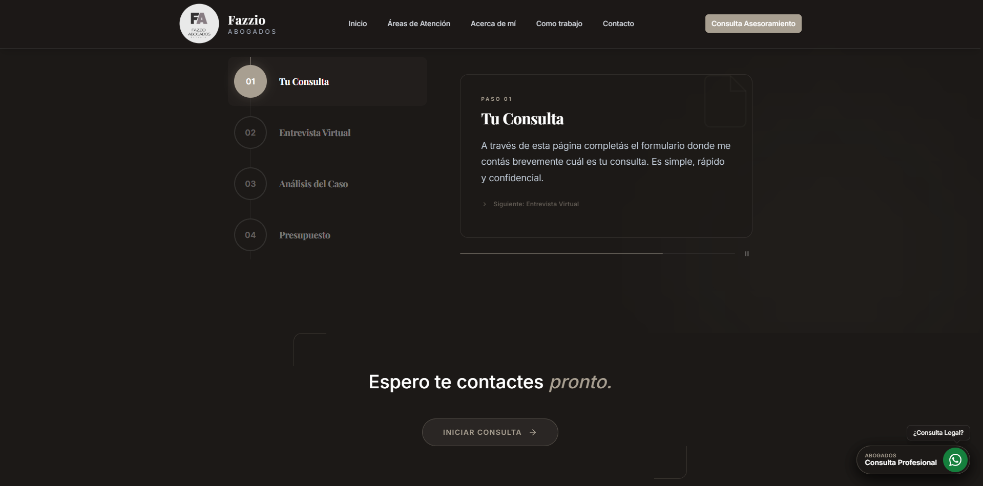 Fazzio Abogados – captura 1