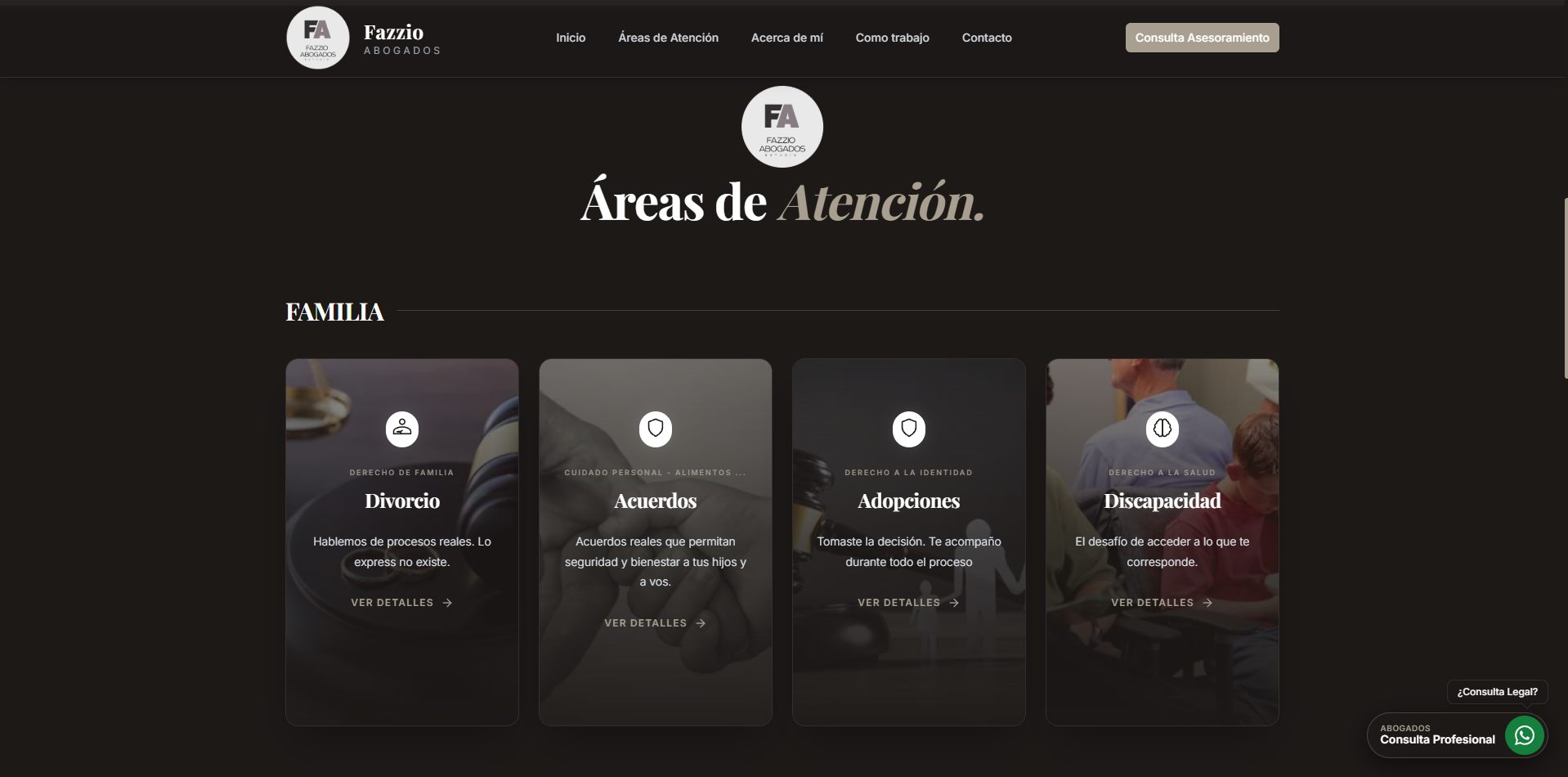 Fazzio Abogados – captura 3