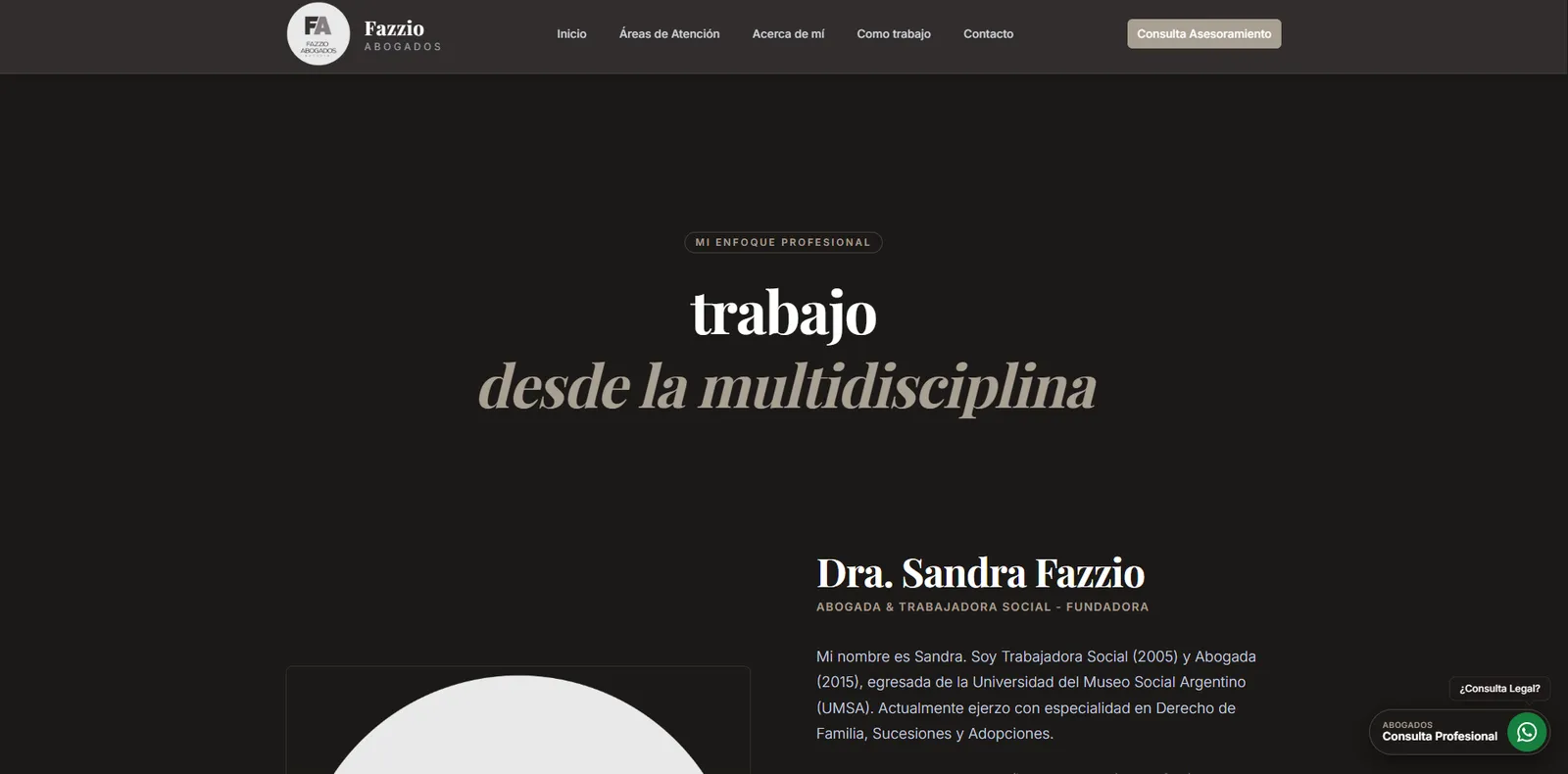 Captura 4 de Fazzio Abogados