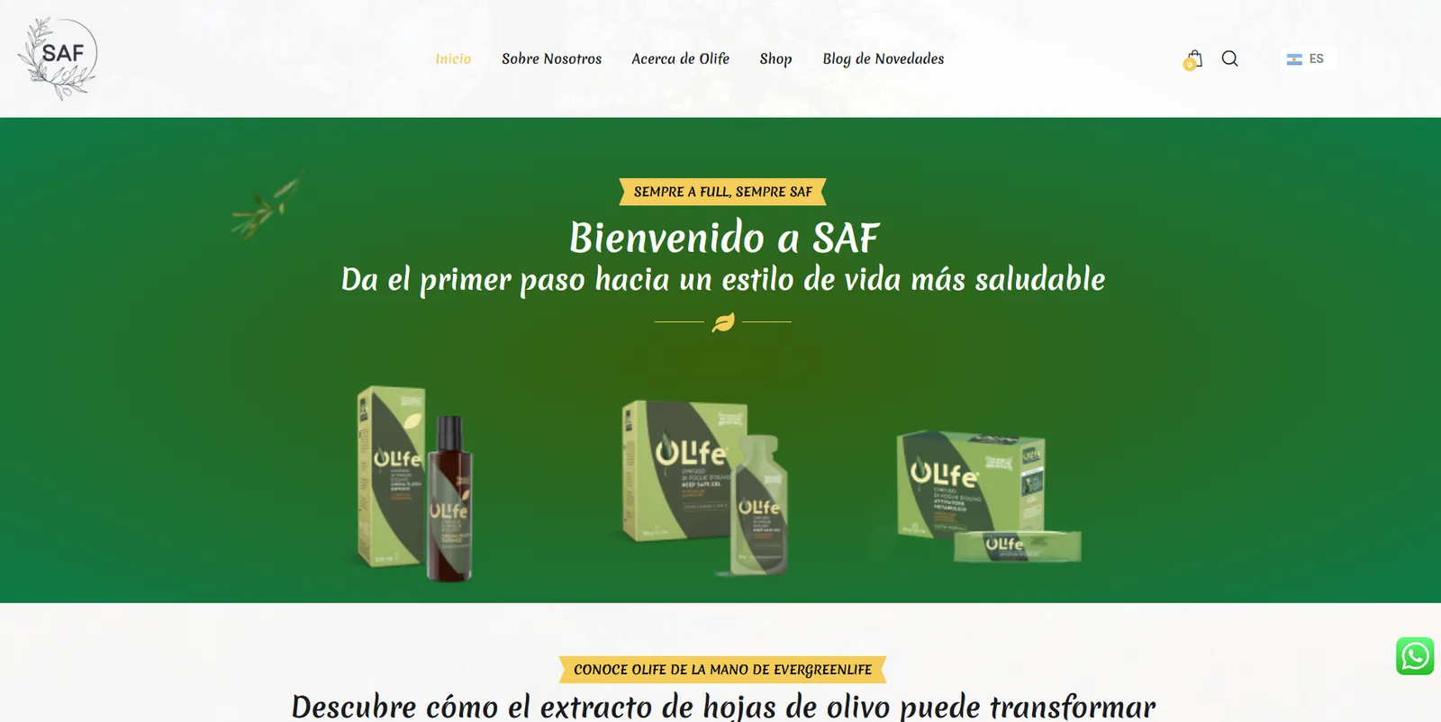Vista principal de Sempre A Full