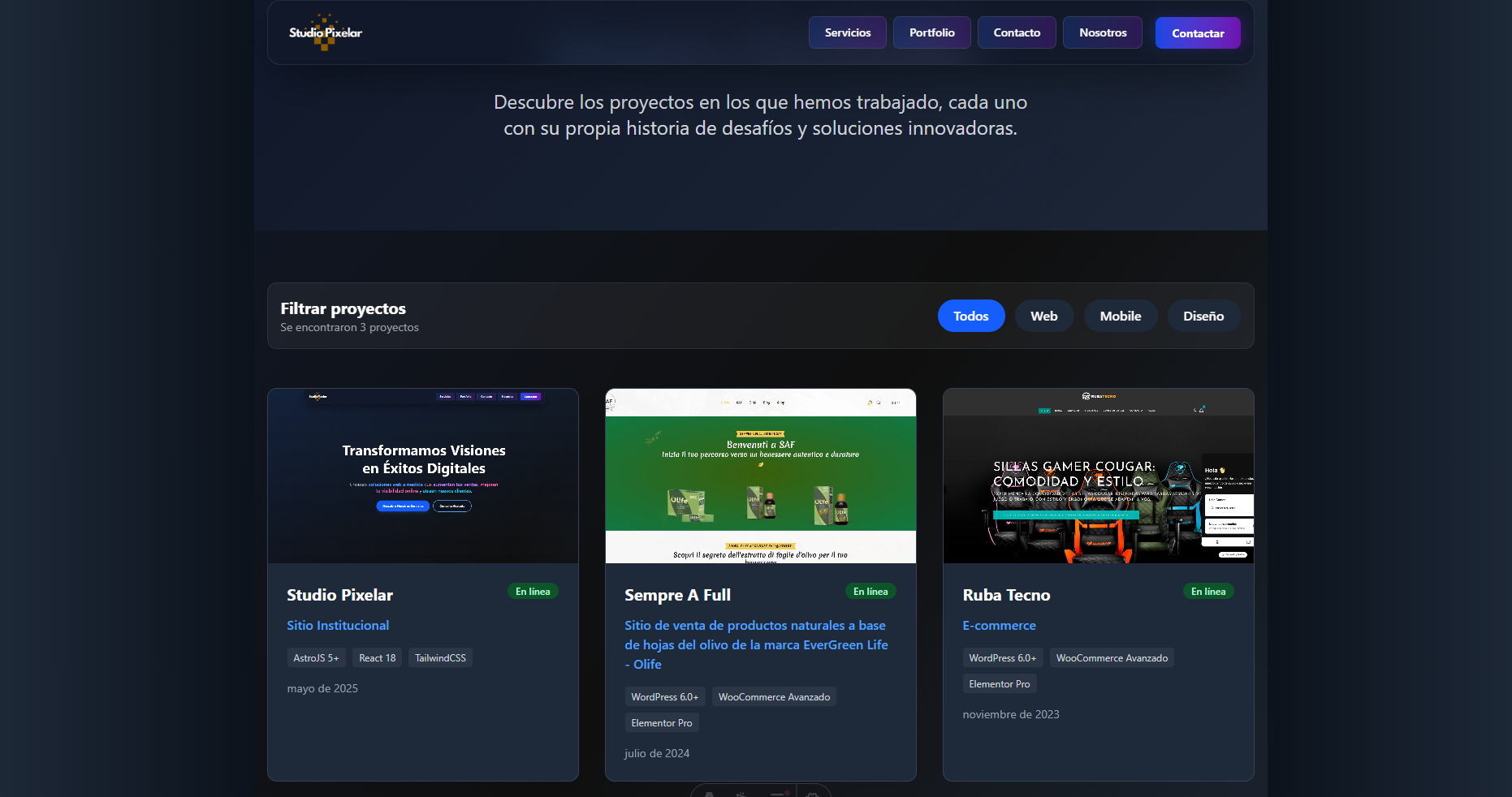 Studio Pixelar – captura 1